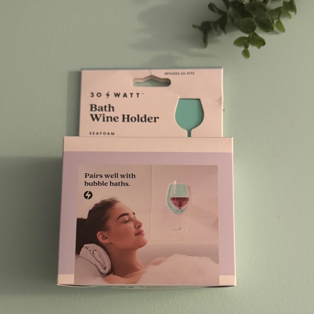 Bath Wine Holder - Seafoam
